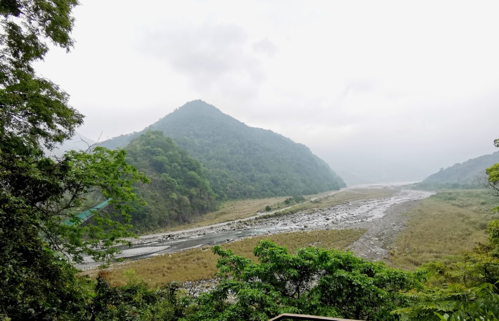 象鼻吊橋看出去的大溪谷