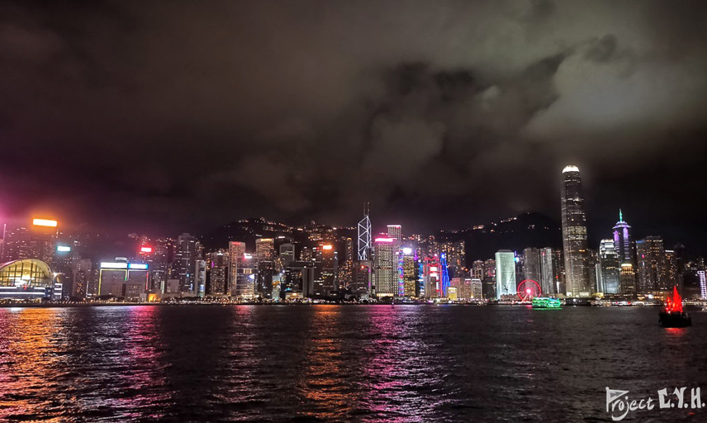 香港自由行，維港夜景