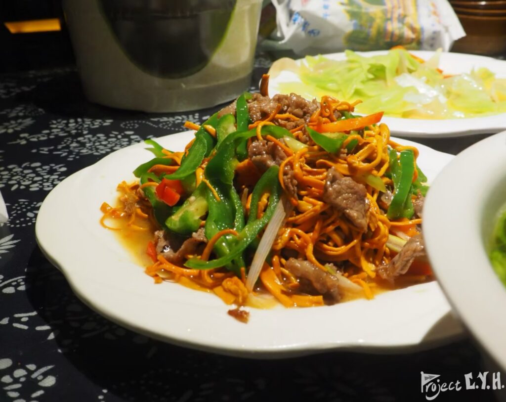 蟲草花炒牛肉