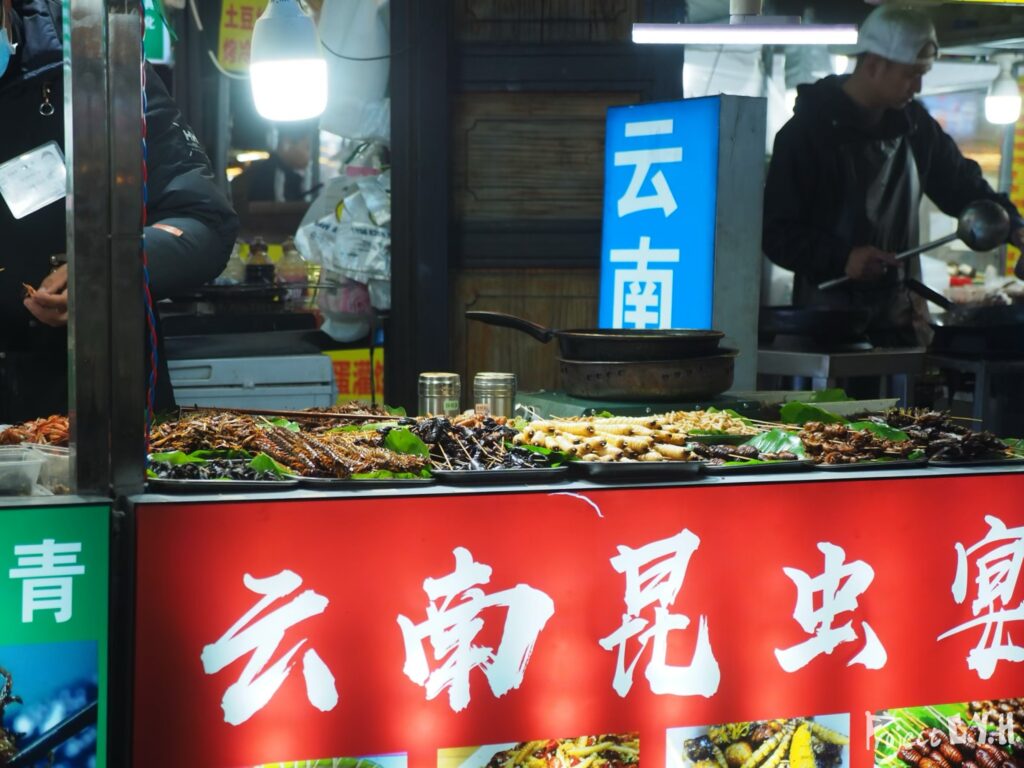 很有特色的昆蟲宴⋯⋯不敢試😅